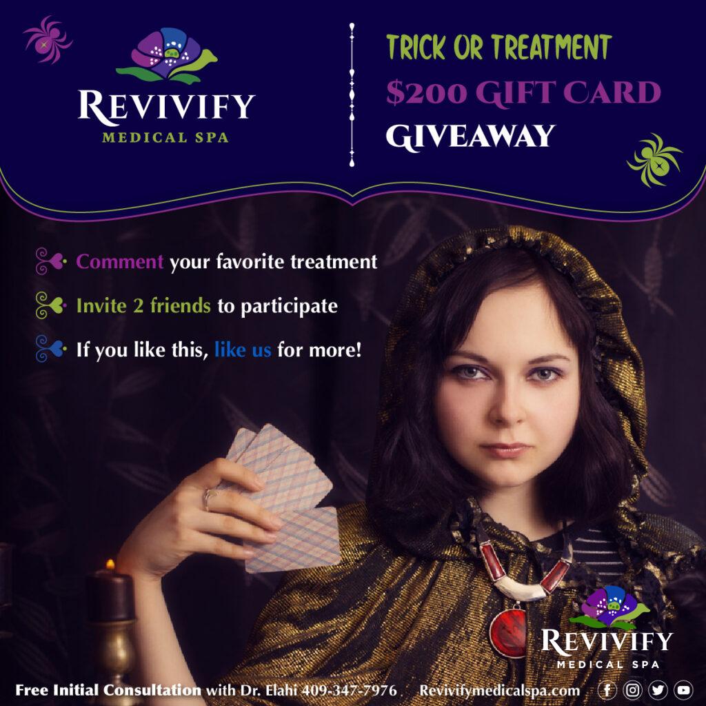 Trick or Treatment $200 Gift Card Giveaway