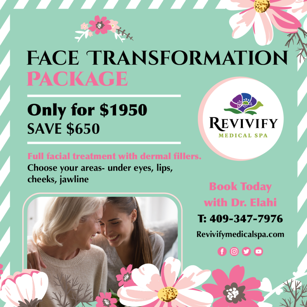 Face Transformation Package Only for $1950