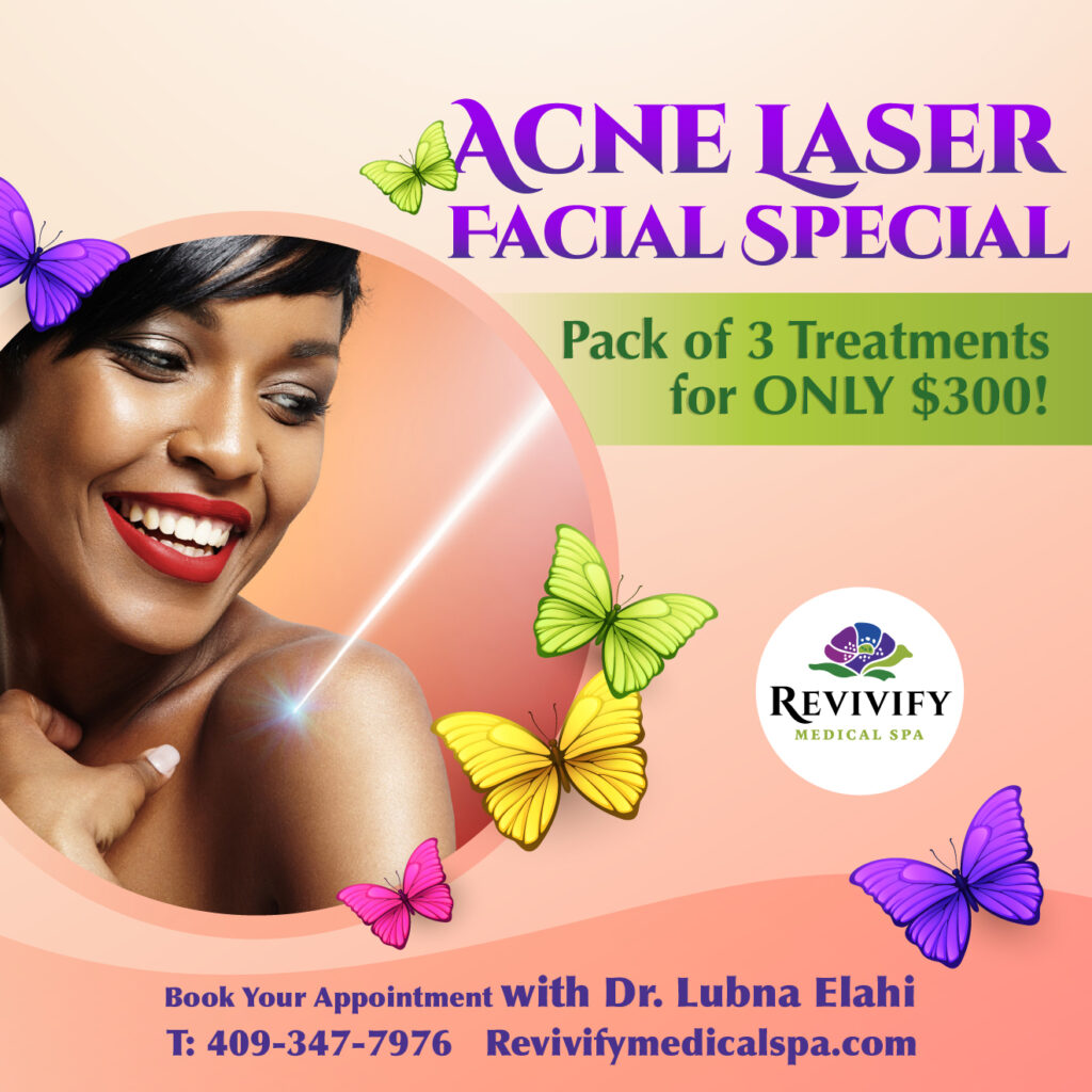 Facial Recovery Specials acne laser facial texas