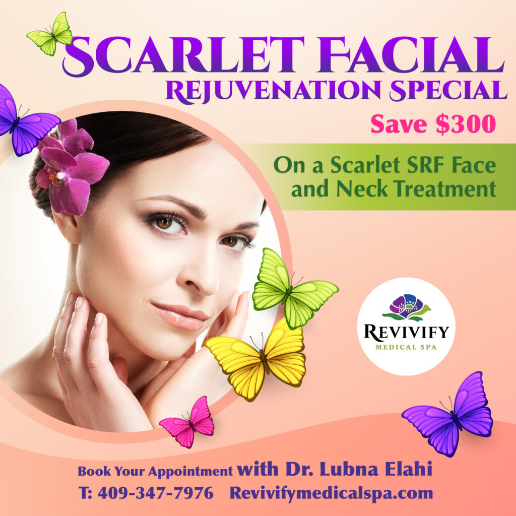 Facial Recovery Specials scarlet srf facial rejuvenation sale