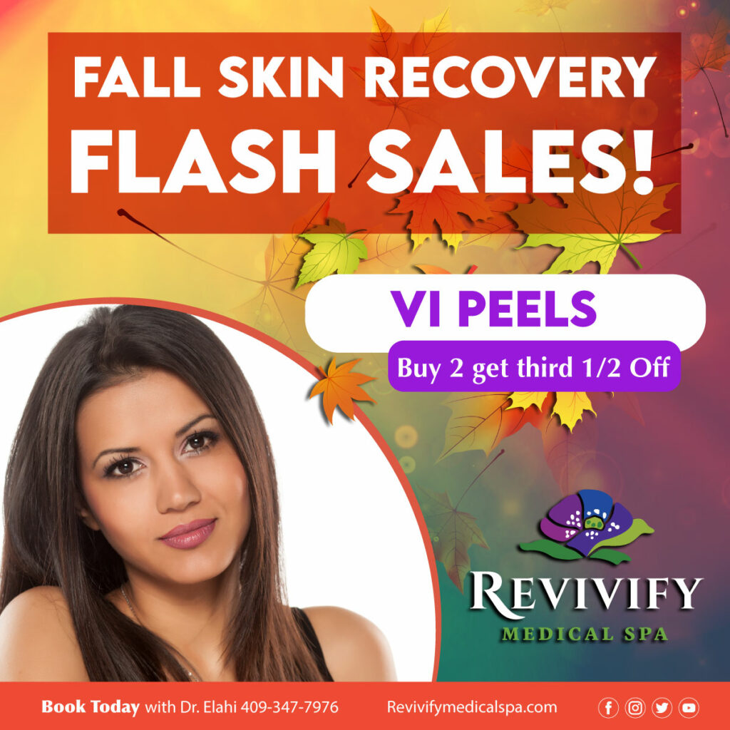 VI Peels Flash Sale Buy 2 get third 1/2 off