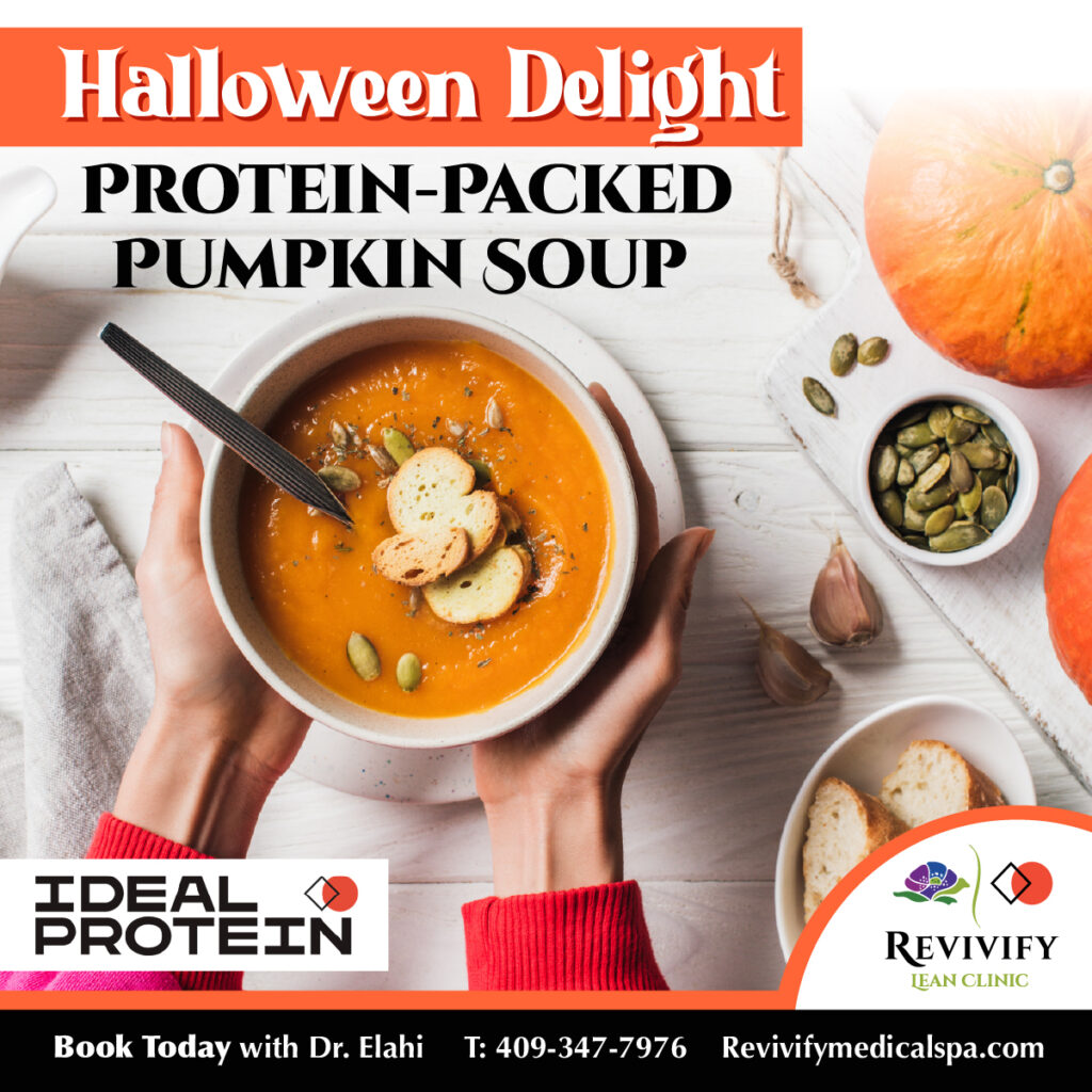 Protein-Packed Pumpkin Soup - A Halloween Delight!