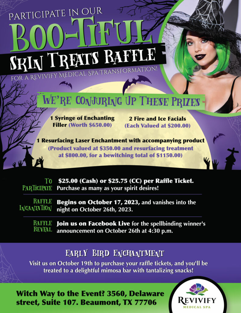 Medical Spa Halloween Treatment Raffle