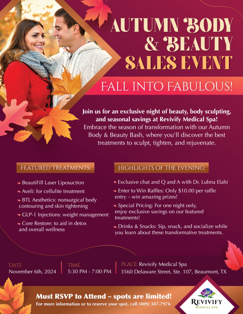 Autumn Body & Beauty Sales Event - Fall into Fabulous!