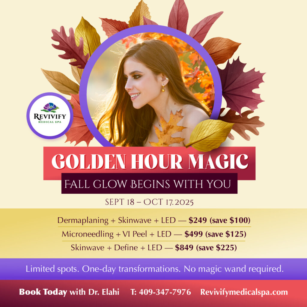 Once Upon a Fall Glow: Discover Golden Hour Magic at Revivify Medical Spa