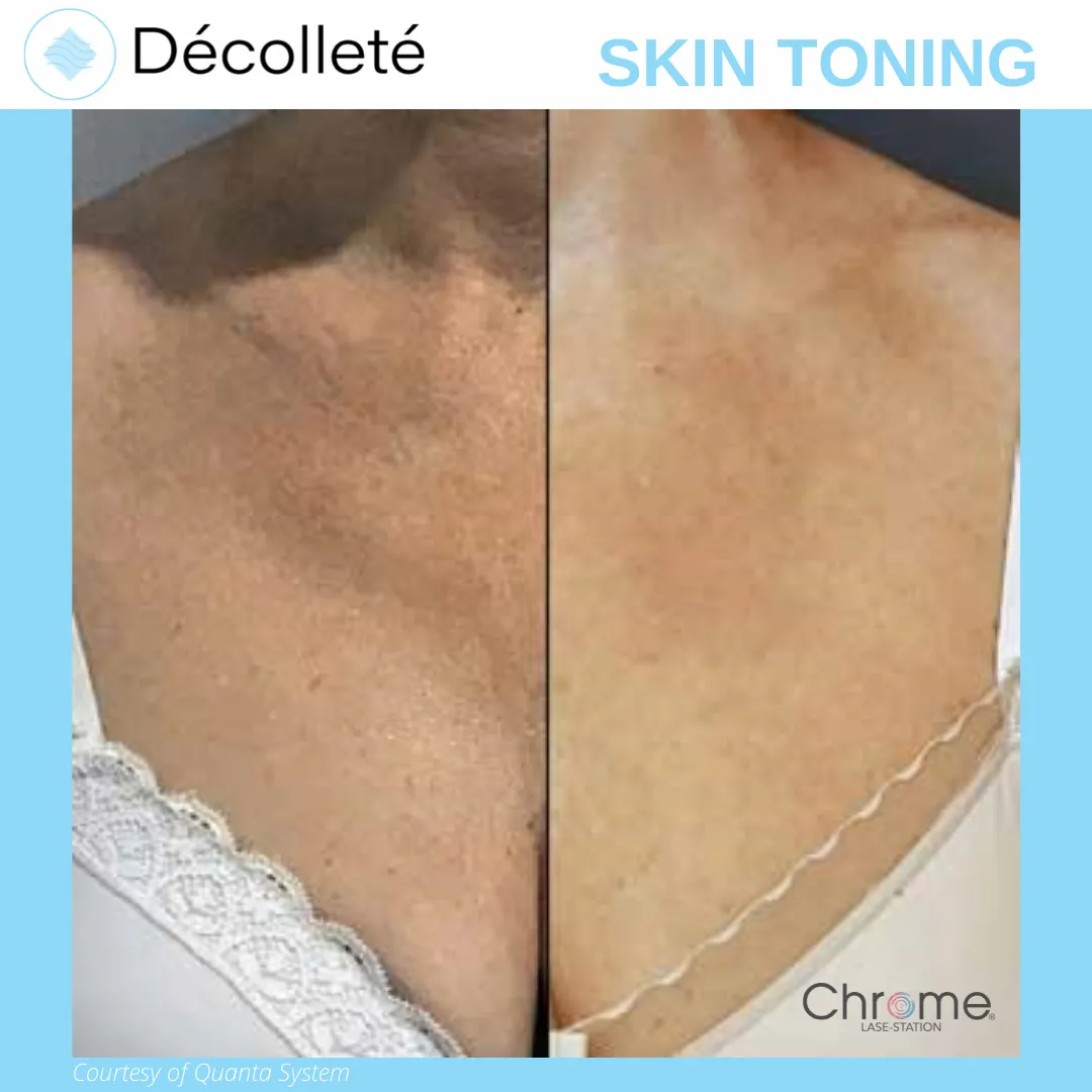 Chrome Décolleté plunging neckline