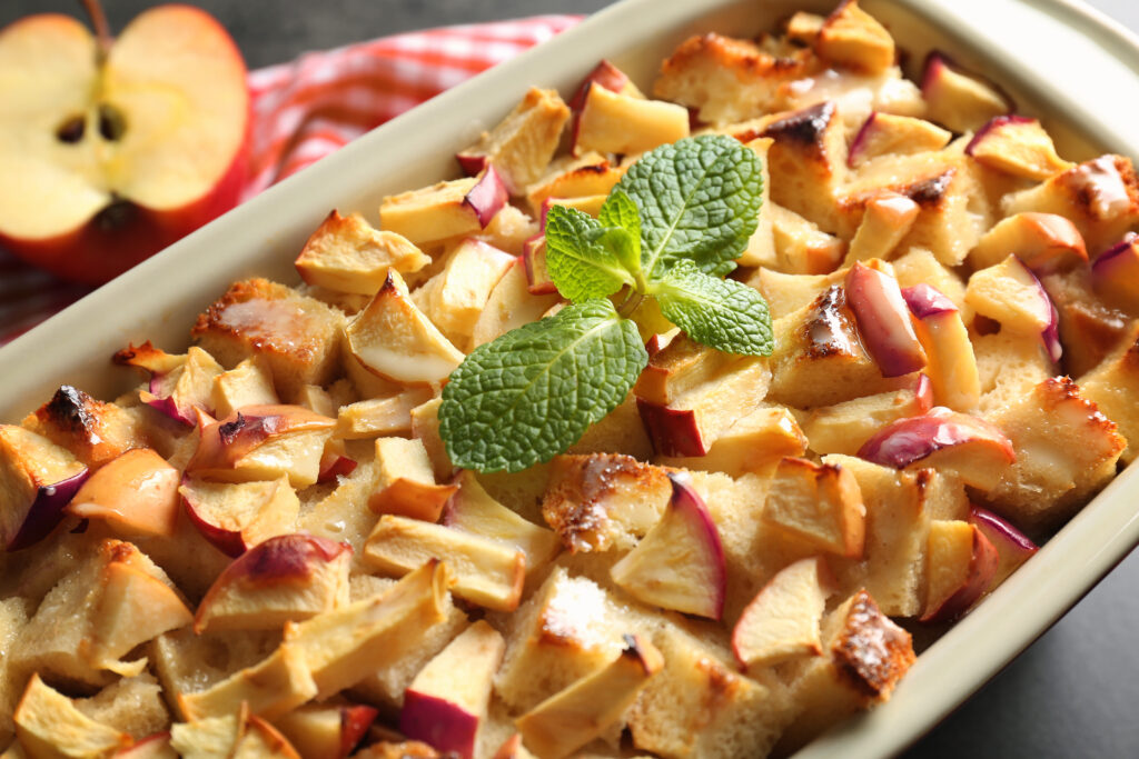 Warm Cinnamon "Crustless" Apple Crisp